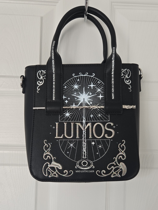 Wizarding World Of Harry Potter Handbags - Fred Segal x Harry Potter Colab Lumos Black Women's Handbag with Wand Accent